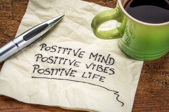 Image of a napkin with positive mind, positive vibes, and positive life written on it for the positivity quality of leadership.