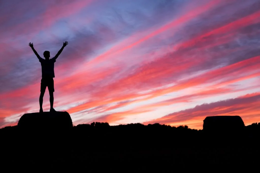 Image of a man celebrating success