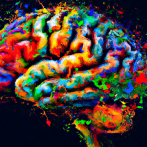 image of a colorful brain