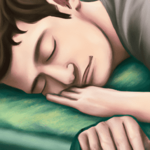 person sleeping which is a natural way to increase memory