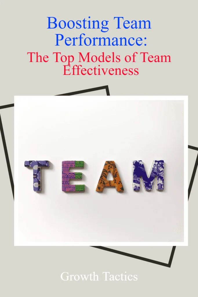 team effectiveness model pin