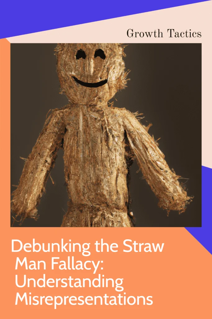 straw man fallacy pin