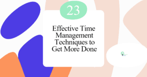 time management techniques