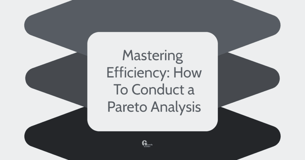 How to conduct pareto analysis.