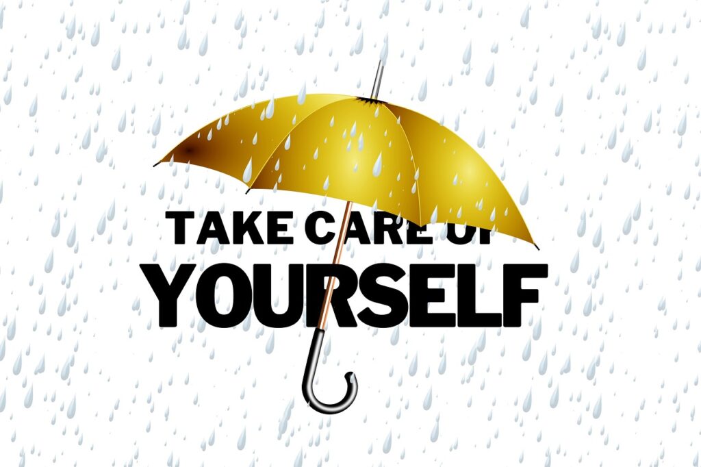 self care, umbrella, protection