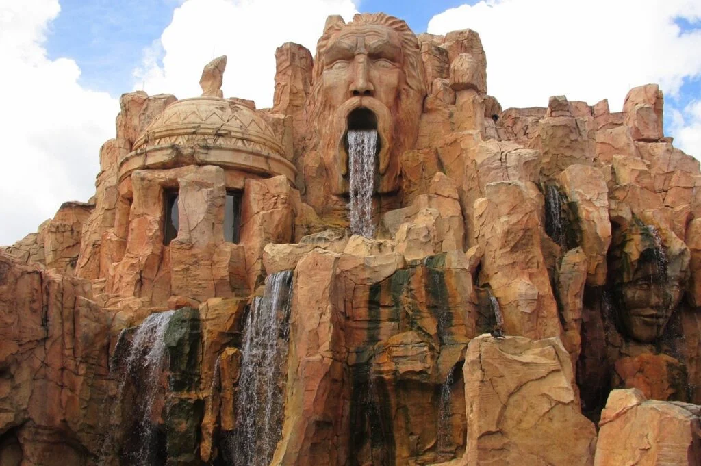 disney world, gods, rocks