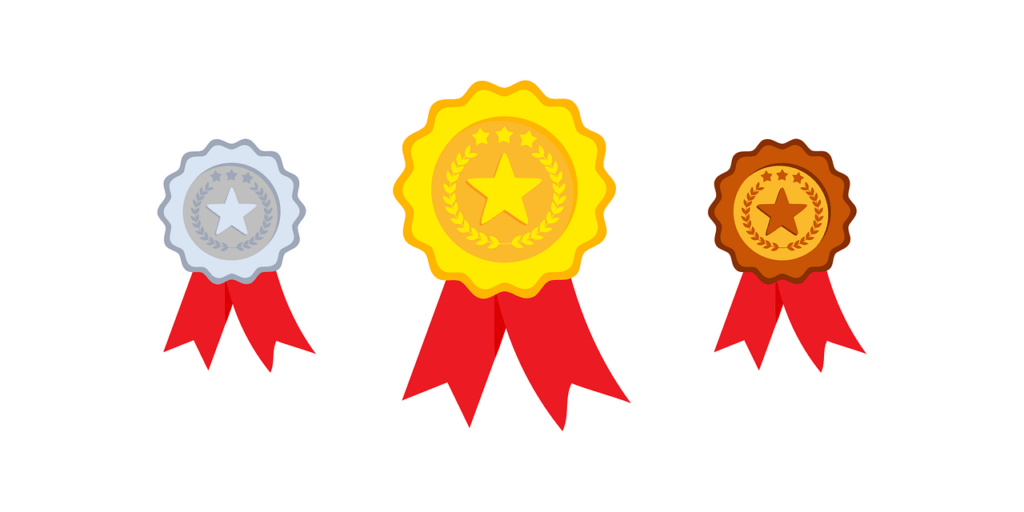 badge, medal, award