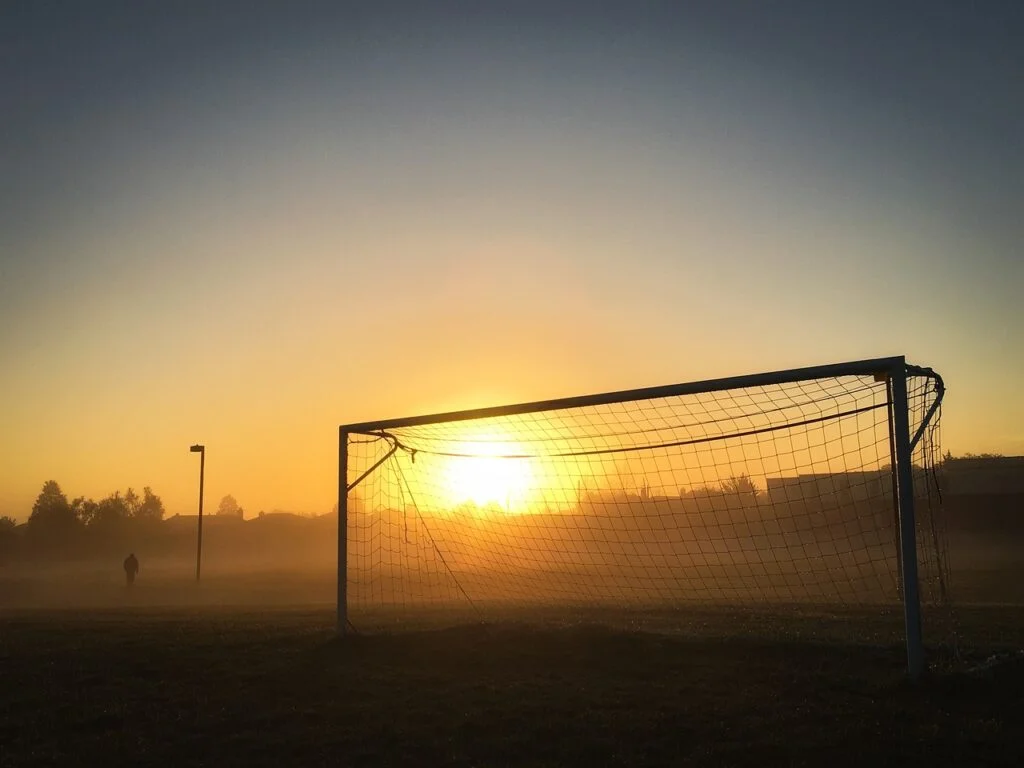 soccer, football, net