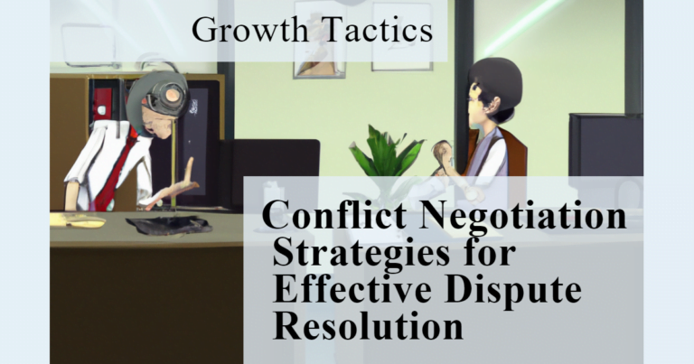 Expert Conflict Negotiation Strategies for Dispute Resolution