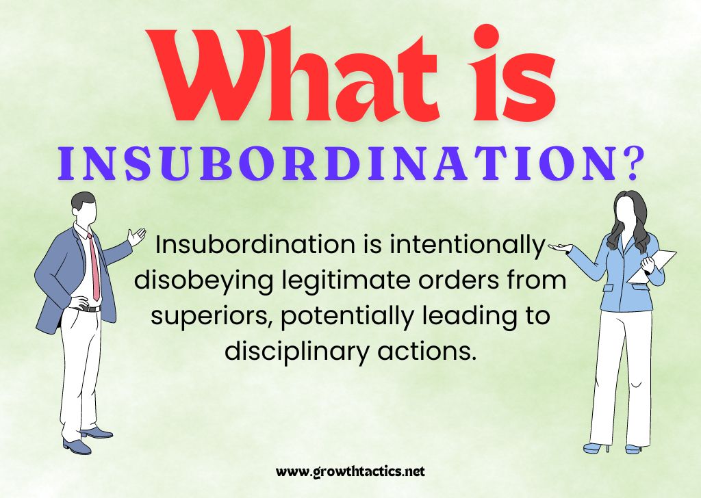 What is insubordination