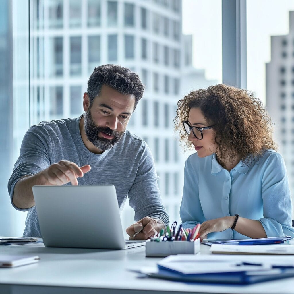 modern office, business teamwork